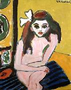 Ernst Ludwig Kirchner Marzella oil on canvas